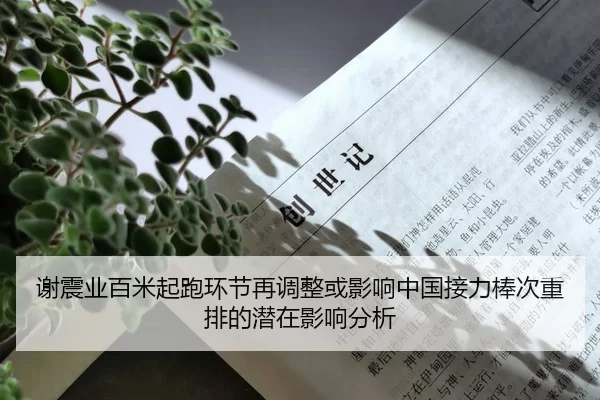谢震业百米起跑环节再调整或影响中国接力棒次重排的潜在影响分析